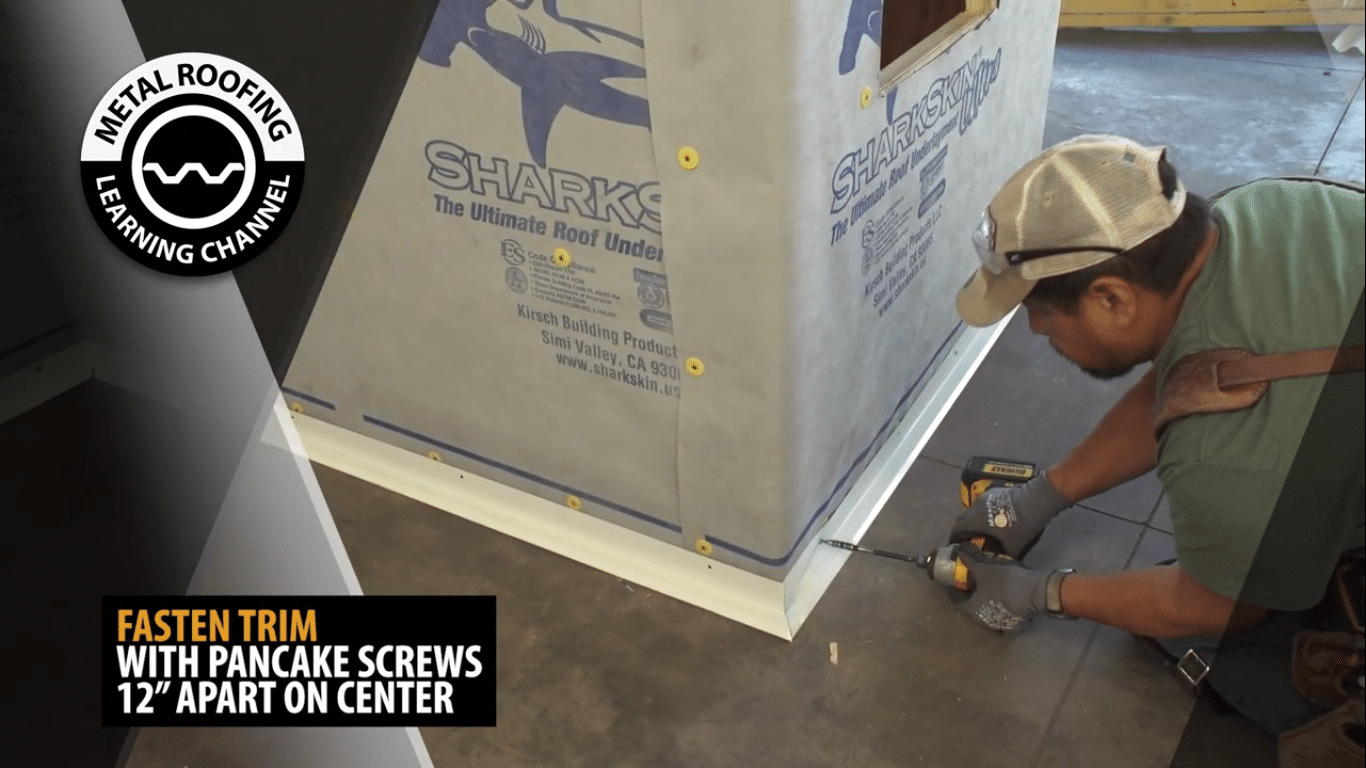 How to Install Base Trim For Corrugated Siding Panels